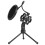 3Sets Black Microphone Tripod Filter Stand Durable ABS for 1
