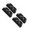 4Pcs Black Epe Foam Cup Holder Tray Multi-Cup Coffee Milk Tea Carrier 10