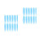 40Pcs Dual Tip Sky-Blue Scratch Pens Durable Craft Tools for Kids 10