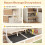 Double Bunk Bed with Storage Stairs&Hydraulic Lift 4