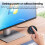 Computer Desktop  1.8m PC Motherboard External Start Power LED Light Button Extension Cable Round Startup  B 3