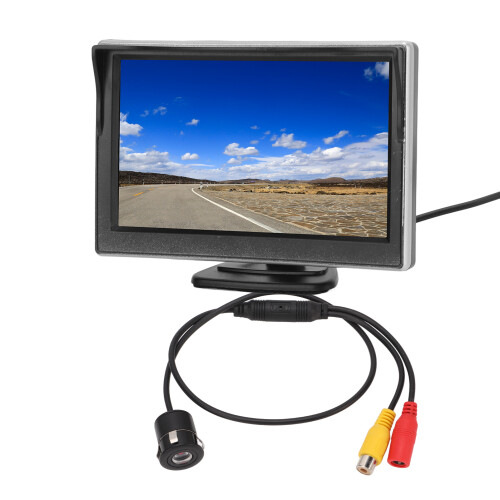 Οθόνη οπισθοπορείας αυτοκινήτου TFT LCD με αντιθαμβωτική κάμερα οπισθοπορείας 1