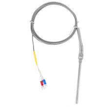 Thermoelement-Temperatursensor, geerdet, wasserdicht, aus Edelstahl, schnelle thermische Ansprechzeit, für Kunststoffmaschinen, Textil- und