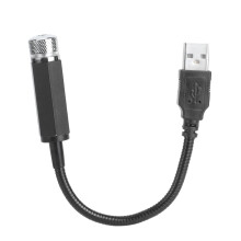 USB-Sternenlicht für die Autodecke – Romantische Atmosphäre dank LED-Projektor mit rotem Sternenhimmel, einstellbaren Projektionswinkeln und