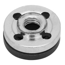 Peça de reposição para flange de esmerilhadeira angular, peça de encaixe para esmerilhadeira angular elétrica, porcas de travamento internas e