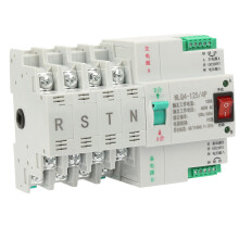 Commutateur de transfert automatique, alimentation de secours fiable et stable, montage sur rail DIN, matériau ignifugé, contacts argentés
