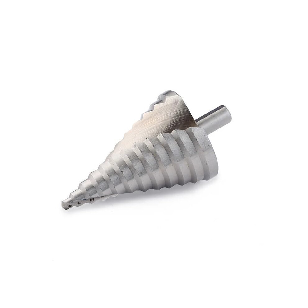 Step Drill Bit 432Mm Spiral Groove Hss Cone Hole Cutter For Metal Wood Plastic 9044945649567