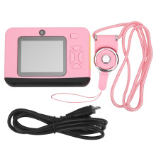 Direct printcamera voor kinderen, multifunctionele kindercamera met HD-foto's en -video's, leuke draagbare digitale selfiecamera voor kinderen,