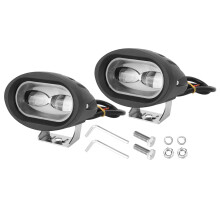 LED-Sicherheitsleuchten für Gabelstapler mit 6D-Optik, verstellbarer Montage, hohe Helligkeit, wasserdichte IP68-Arbeitsleuchte für industrielle