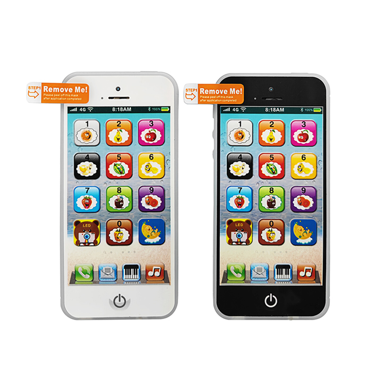 Téléphone Portable Enfant – Musique, Lumières, Chiffres – Jeu De Rôle – Compact – Piles AAA Non Incluses – Dès 3 Ans