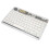 Teclado Bluetooth sem fio para escritório e casa, teclado mecânico com design ergonômico e teclas redondas retrô, compatível com Windows, Mac e 8