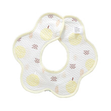 Muslin bomullsdregelhaklappar babybandana tandsprickningshaklappar för nyfödda med vattentätt lager snygg design justerbara tryckknappar