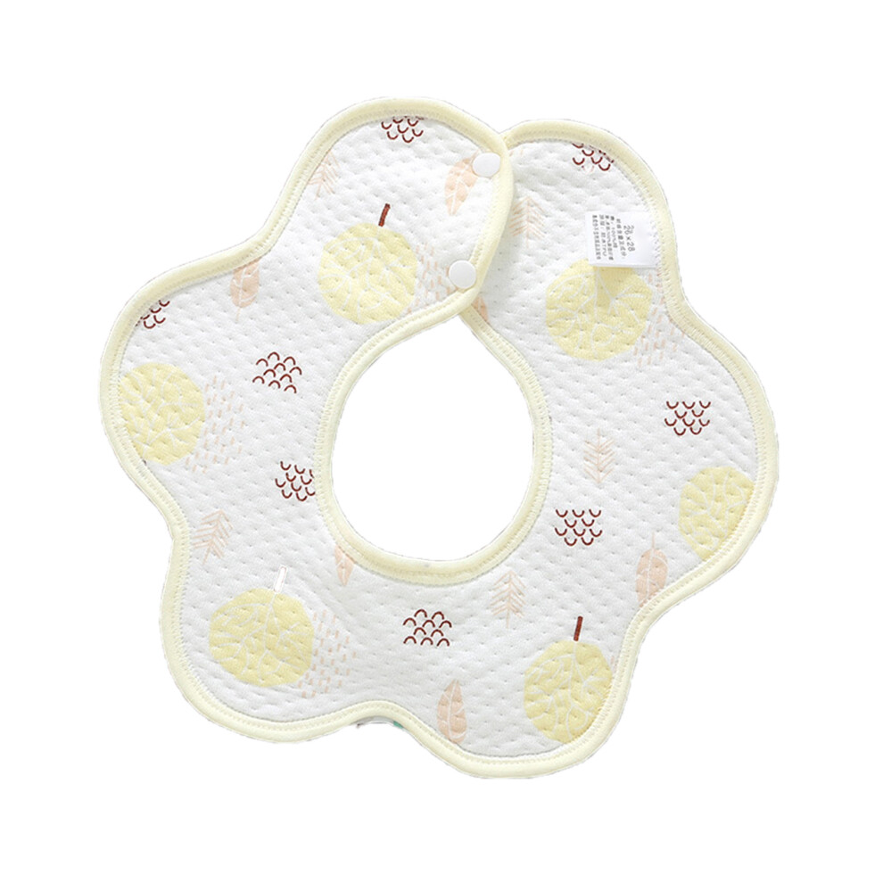 Muslin Cotton Drool Bibs Baby Bandana Teething Bibs For Newborns With Waterproof Layer Stylish Design Adjustable Snap Buttons Hypoallergenic Soft