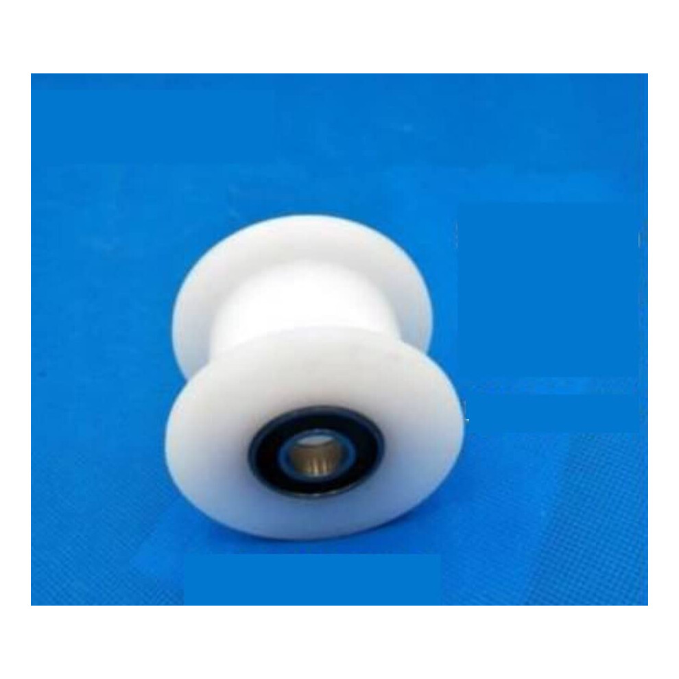 Hgroove Nylon Sliding Gate Roller 65Mm Diameter 60Mm Width Dual 6201Rs Bearings 3Pcs 9365369746831
