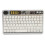 Teclado Bluetooth sem fio para escritório e casa, teclado mecânico com design ergonômico e teclas redondas retrô, compatível com Windows, Mac e 2