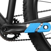 4PCS Bicycle Crank Arm Protector Sleeves, Silicone Boots Prevent Scratches, Blue