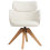 Beliani Dining Chair Swivel MARCY Boucle Light Beige 5