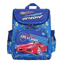 Zaino per bambini per la scuola materna e primaria, capiente, con un simpatico design a cartoni animati, resistente all'acqua, con molteplici tasche