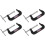 Sealey Sealey GCC02 Junior C-Clamp Set 76mm x 35mm 4pc 1