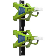 Sealey VS2003HVCOMBO Axle Stand & Axle Stand Storage Rack Combo 3Tonne HiVis Grn