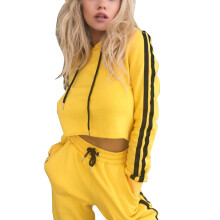 Komplet dresowy z kapturem i zamkiem błyskawicznym, bluzy z długim rękawem, oddychający materiał odprowadzający wilgoć, mieszanka materiałów
