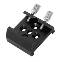 Telescope Finder Base Dovetail  1/4 Thread Modification Base Astronomical Telescope Mount Accessories Black