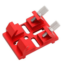 Telescope Finder Base Dovetail Plate Base Astronomical Telescope Accessory Dovetail Clamp Camera Adapter Red