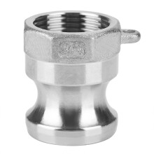 Raccordo Camlock per connessioni di tubi industriali, adattatore per pompa di acque reflue in acciaio inox 316, filettatura femmina con Camlock