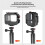 263FT/80M Waterproof Case for  AcePro2 Underwater Diving Protective Housing Shell Action Camera Accessories 7