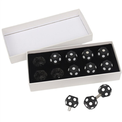 Magnetic Marking Hexagonal Sphere 10 3D Scanner Target Points Reflective Marking Points   10pcs