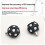 Magnetic Marking Hexagonal Sphere 10 3D Scanner Target Points Reflective Marking Points   10pcs 3