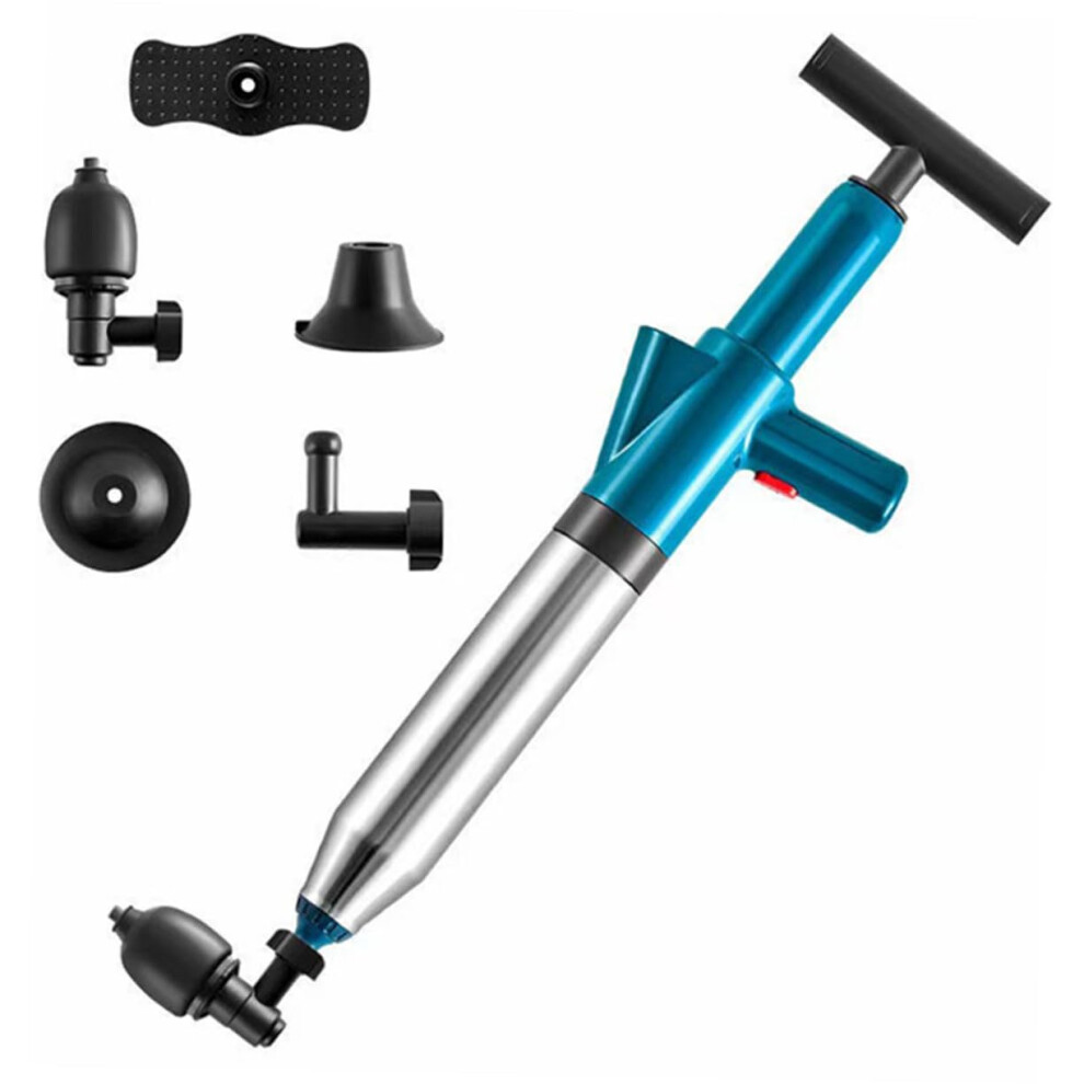 Air Pressure Toilet Plunger With Pneumatic Drain Unblocker For Sink And Sewer Cleaning 9044945655377