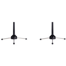 2X Foldable Tripod Holder Stand for Oboe Flute Clarinet Saxophone Wind Instrument