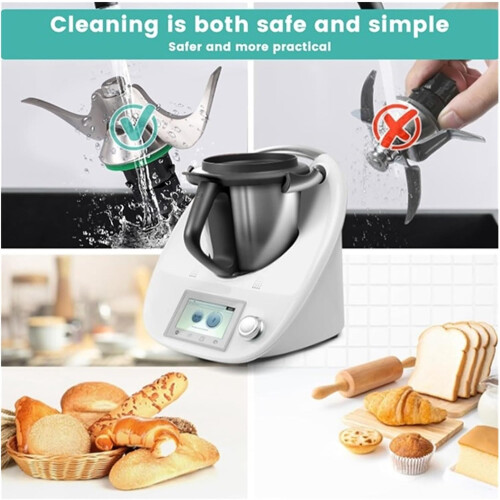 Cooking Machine Kneading Knife Head Replacement for TM5 TM6 Food Prep Tools 2