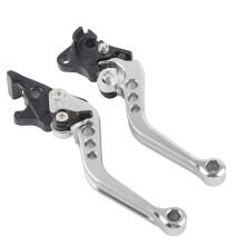 CNC Clutch Brake Levers for Motorcycle, Adjustable Position Universal Fit for Most Models Including Suzuki, Precision Machined Pivot Bore for
