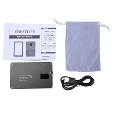 Lampă video LED portabilă pentru fotografie, luminozitate reglabilă cu temperatură de culoare reglabilă 3000K-6500K, ecran OLED CRI96+ ridicat,