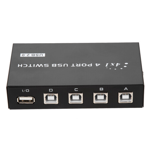 Επιλογέας διακόπτη USB Περιφερειακό κουτί διακόπτη Χειροκίνητη συσκευή κοινής