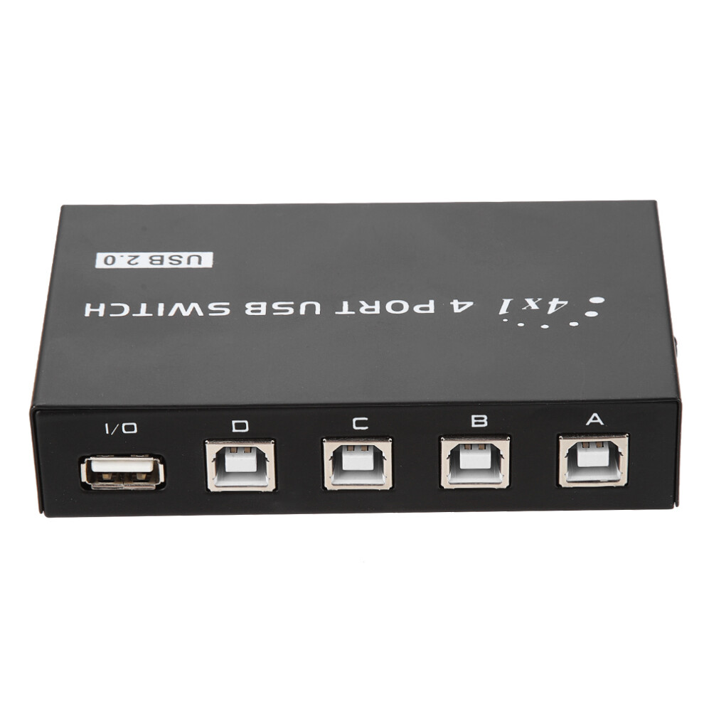 Led Indicator Usb Switch Selector Stable Connection Device Sharing Manual Printer Scanner Sharing Fast Data Transfer Plug And Play Light 9147006054260