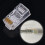 RJ45 Modular βύσματα για καλώδια UTP Επιχρυσωμένες επαφές Συμβατό με συμπαγές ή 6