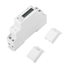 Contor digital kWh, contor de energie monofazat, afișaj LCD, două fire, fiabilitate ridicată, dimensiuni compacte, consum redus de energie,