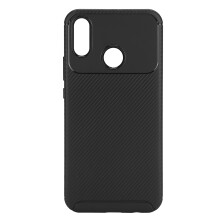 Bumperhoes voor Huawei Nova3i, schokabsorberende TPU-hoes van koolstofvezel met matte, krasbestendige afwerking, lichtgewicht ontwerp en ingebouwde
