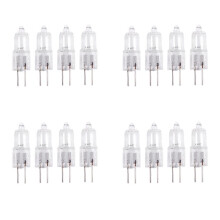12V 20W 2-Stift G4-Bas Halogenlampa 16 Delar Varmvit