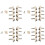 Machines Tuners Pegs Tuning Key avec Blanc Pearl Knobs 16L + 16R pour Mandolin 1