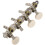 Machines Tuners Pegs Tuning Key avec Blanc Pearl Knobs 16L + 16R pour Mandolin 2