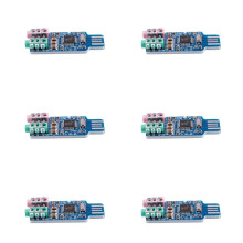 6X Gratis Drivrutin USB-Ljudkort CM108 USB-Ljudkort Chip Blå