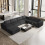 Three-Seater DIY Combination Corduroy Sofa 1