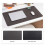 Retro Cowhide Patterned Desk Pad,Double-Sided Stain-Resistant Mouse Mat Ready Elegant Office Computer Pad Leather Pad 6