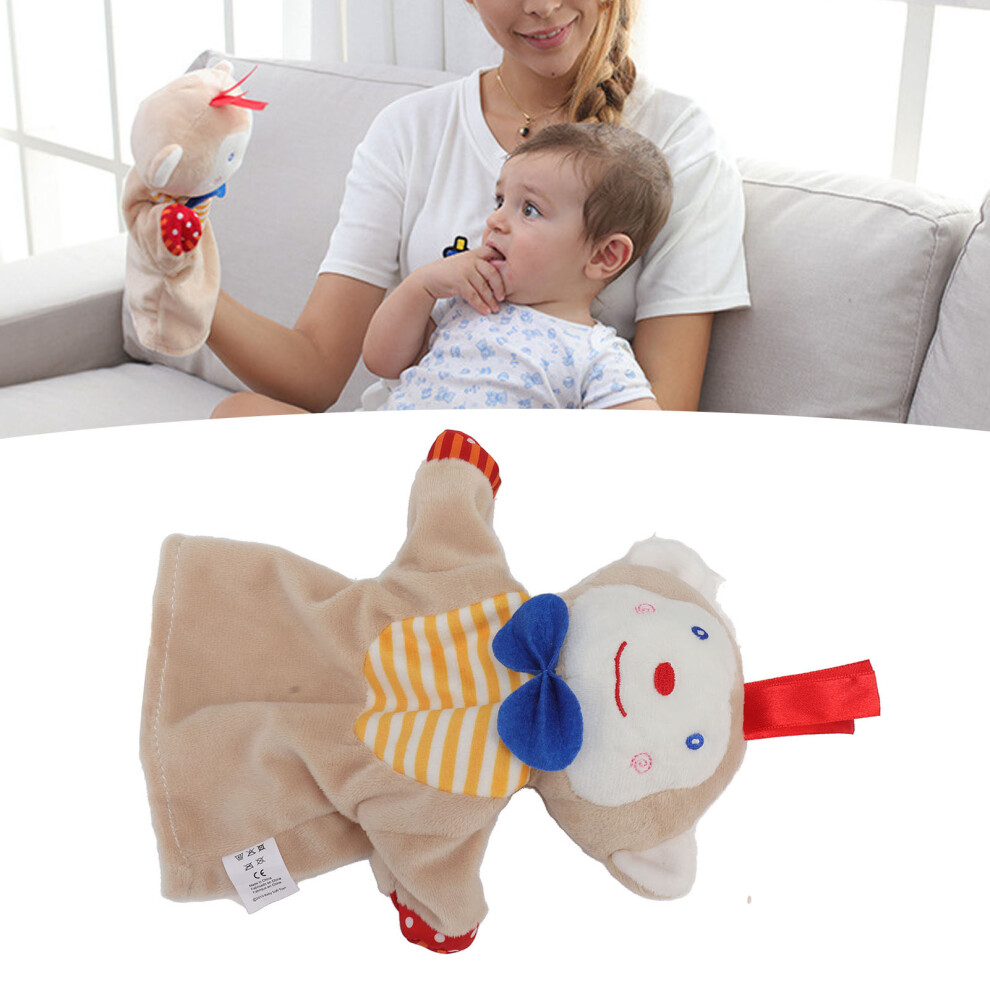 Cute Baby Security Blanket Plush Snuggle Toy 23Cm For 3+ Months Orange
