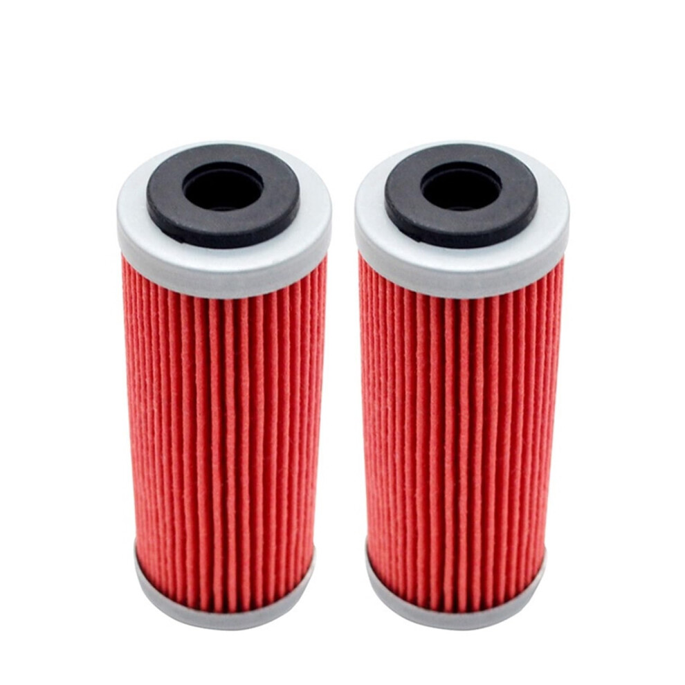 Motorcycle Cartridge Oil Filter For Ktm Husqvarna Fe250 Fe350 Fc350 Fc250 Fs450 Fe450 Fc450 Fx350 Fx450, 2 Pack Durability 9365369753969