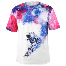 T-shirt unisex con stampa grafica 3D, motivo grafico alla moda, materiale traspirante e confortevole, leggero e traspirante, non sbiadisce né si